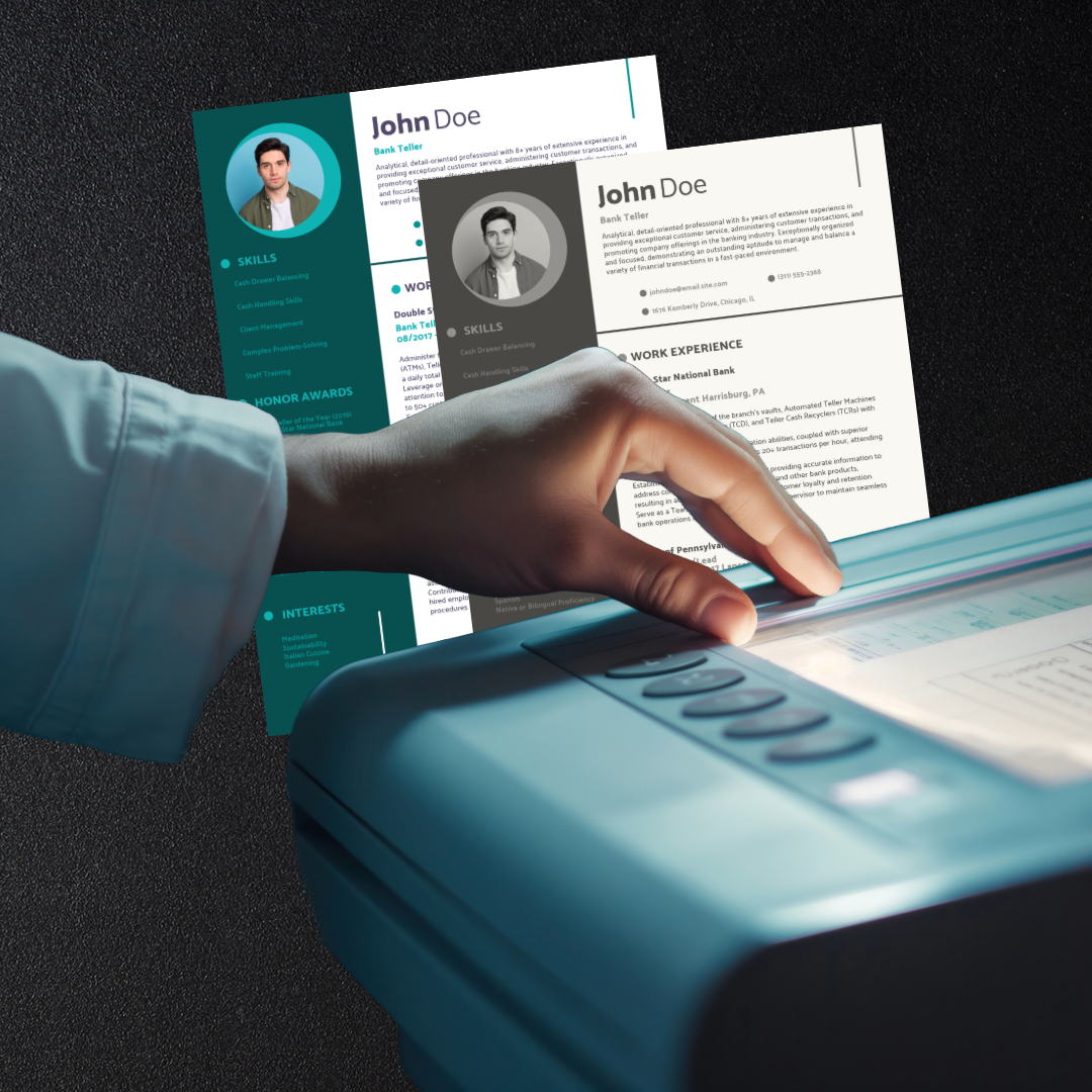 B & W and Colour Copies