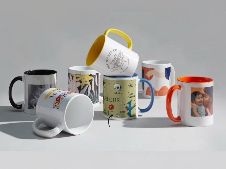 Mugs, Bottles and Money Boxes 